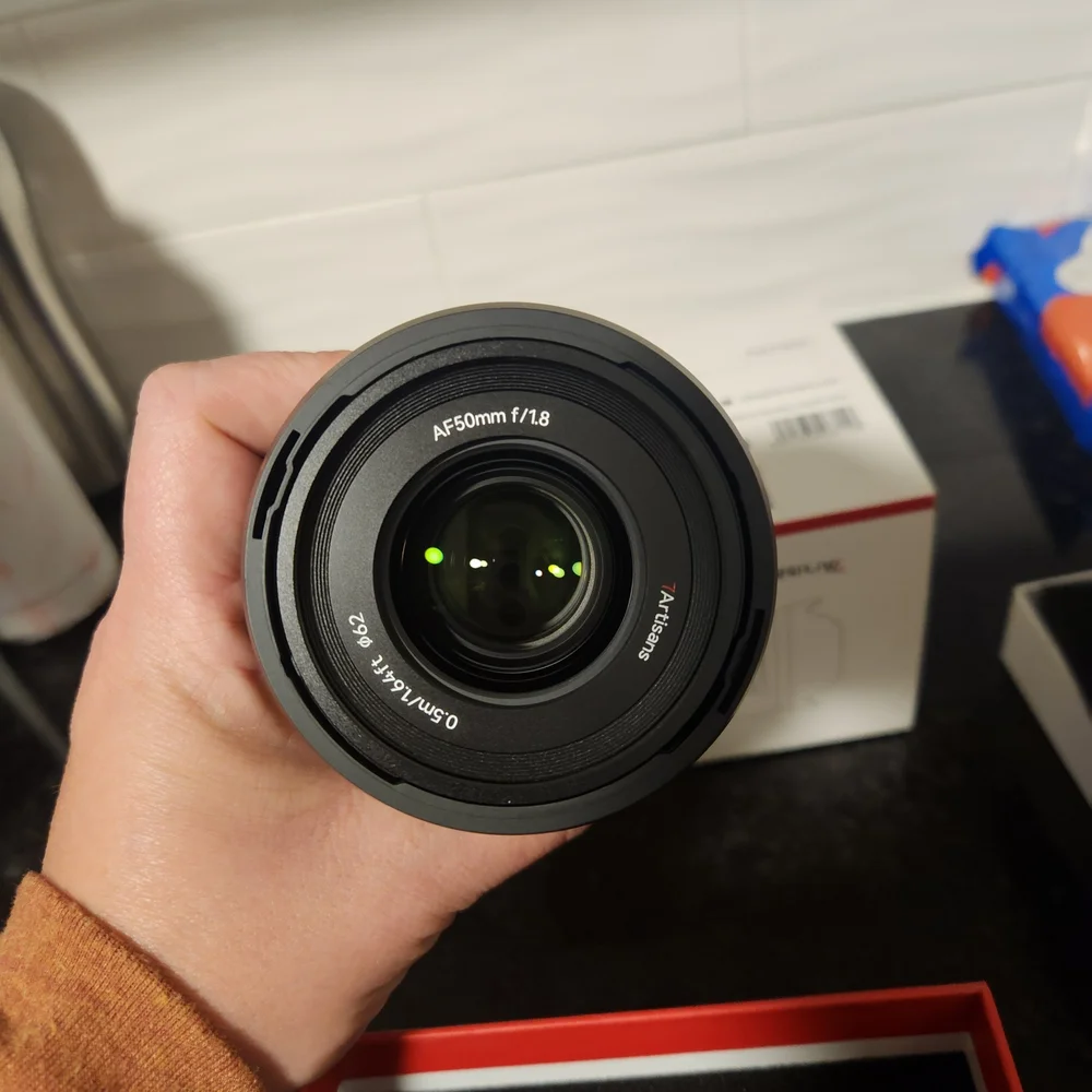Artisan Matte Black Camera Lens